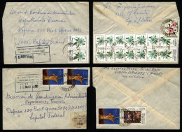 2 Covers Sent From "EL PUENTE" (Santiago Del Estero) To Buenos Aires On 5/MAR And 15/MAR/1990, With INFLA Postages... - Lettres & Documents