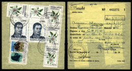 Postal Money Order Sent On 26/AU/1985, With Postmark Of AGUAS BLANCAS (Salta) And Inflation Postage Of  $a1110, VF... - Brieven En Documenten