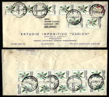Cover Sent From "VILLA MUGUETA" (Santa Fe) To Rosario On 3/AP/1985, With INFLA Postage Of $a35, VF Quality - Brieven En Documenten
