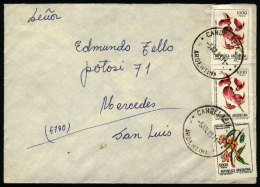 Cover Sent From "CANDELARIA" (San Luis) To Mercedes (San Luis) On 5/JUL/1985, With INFLA Postage Of $7,000, VF... - Brieven En Documenten