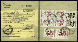 Postal Money Order Sent On 8/MAR/1983 To Palmar Grande With Postmark Of "VILLA AZUL - Dto. 2" (Buenos Aires), With... - Brieven En Documenten