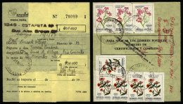 Postal Money Order Of 14/FE/1983 With Postmark Of "EST. 1 ALMIRANTE BROWN" (Buenos Aires) To Lomas De Vallejos... - Brieven En Documenten