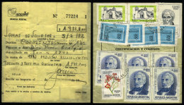 Postal Money Order Sent From "LOMAS DE VALLEJOS" (Corrientes) On 5/JUL/1982, With INFLA Postage Of Of $66,800, VF... - Brieven En Documenten