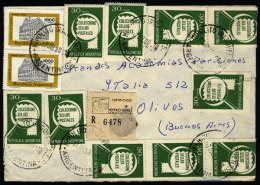 Registered Cover Sent From "HIPOLITO YRIGOYEN" (San Luis) To Buenos Aires On 17/JUL/1980, With INFLA Postage Of... - Brieven En Documenten
