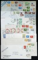 Lot Of 46 Covers Mailed Between 1976/1978, Postages With Stamps Of The Figures Issue, Wide Range Of Rates Including... - Brieven En Documenten