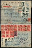 Dispatch Guide Of A Declared Value Of $400 Sent On 30/SE/1960 With Interesting Postmark Of "BALDE DE LA MORA"... - Briefe U. Dokumente