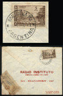Registered Cover Sent From PANEQUEUA (Mendoza) To Buenos Aires On 11/JUL/1960 - Briefe U. Dokumente
