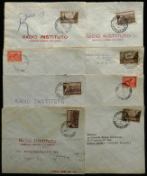 8 Covers Mailed Between 1953/1961 From Various Towns In The Province Of SALTA To Buenos Aires, Varied Rates - Brieven En Documenten