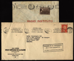 2 Covers Posted In 1953 And 1959 With Slogan Cancels Topic Antarctica, VF Quality - Briefe U. Dokumente