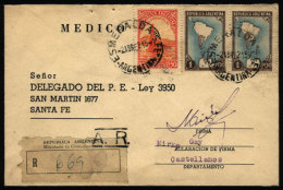 Cover Mailed On 2/AP/1952 With Postmark Of "ESMERALDA" (Santa Fe), To Santa Fe City, VF Quality - Brieven En Documenten