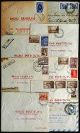 9 Covers Mailed Betweeen 1951/1970 From Various Towns Of The Province Of CHUBUT To Buenos Aires, Varied Rates - Brieven En Documenten