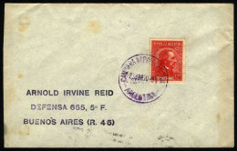 Cover Sent To Buenos Aires City On 23/AP/1950, With Violet Postmark Of "CAMINERA NAPALEOFU" (Buenos Aires), VF... - Briefe U. Dokumente