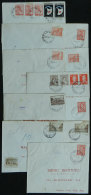 11 Covers Mailed Between Circa 1950/1970 From Various Towns In The Province Of SANTIAGO DEL ESTERO To Buenos Aires,... - Briefe U. Dokumente
