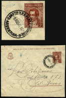 Stationery Envelope Mailed To Buenos Aires On 6/AU/1945, With Postmark Of "CAMPtos Y.P.F. PLAZA HUINCUL", VF... - Brieven En Documenten