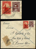 Express Cover Sent To Buenos Aires On 29/JUN/1945 Cancelled "DESVIO KILOMETRO 519" (Chaco), VF Quality - Briefe U. Dokumente