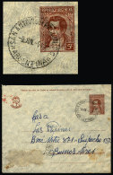 Stationery Envelope With Postmark Of "SAN ANTONIO DE PACLIN" (Catamarca) And Sent To Buenos Aires On 9/JUN/1945, VF... - Lettres & Documents