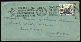 Cover Mailed On 3/JA/1945, With Very Interesting Slogan Cancel: "Visit The Doctor Before Getting Married" (topic... - Brieven En Documenten