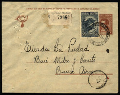 Registered Cover Sent From "SAN RAFAEL" (Mendoza) To Buenos Aires On 5/OC/1944, VF Quality - Lettres & Documents