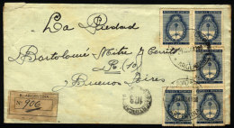 Registered Cover Sent From "RIO MAYO" (Chubut) To Buenos Aires On 20/AU/1944, VF Quality - Lettres & Documents