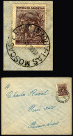 Cover Sent From LAS MOSCAS (Entre Rios) To Buenos Aires On 11/JA/1944, VF Quality - Lettres & Documents
