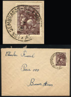 Cover Sent From LOS SEMBRADOS (Santa Fe) To Buenos Aires On 7/JA/1944, VF Quality - Briefe U. Dokumente