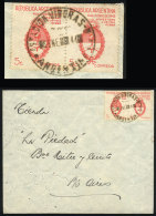 Cover Sent From ESTACIÓN VÍBORAS (B.Aires) To Buenos Aires On 6/JA/1944, VF Quality - Briefe U. Dokumente