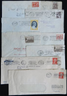 18 Covers Posted Between 1944/62 With Slogan Cancels, Topics: Letters, Mail Etc., VF Quality - Brieven En Documenten