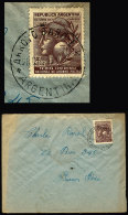 Cover Posted From ARROYO BARU (Entre Rios) To Buenos Aires On 28/DE/1943, VF Quality - Lettres & Documents