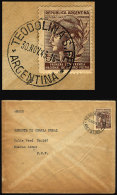 Cover Sent From TEODOLINA (Santa Fe) To Buenos Aires On 30/NO/1943. - Lettres & Documents