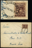 Cover Sent From RAMON BIAUS (Buenos Aires) To Buenos Aires City On 17/NO/1943, VF Quality - Lettres & Documents