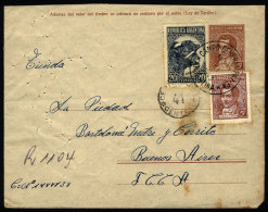 Stationery Envelope Sent To Buenos Aires On 15/MAY/1943 With Postmark Of "CAMPO GENERAL PAZ" (Córdoba), VF... - Brieven En Documenten