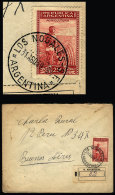 Registered Cover Sent From LOS NOGALES (Santa Fe) To Buenos Aires On 31/AU/1939, VF Quality - Lettres & Documents