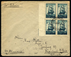 Cover Sent From Rosario To Graz (Austria, At The Time Annexed To Germany) On 30/JUN/1939, Franked With Block Of 4... - Lettres & Documents