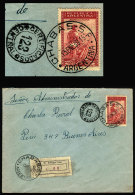 Registered Cover Sent From CHABAS (Santa Fe) To Buenos Aires On 13/JA/1939, VF Quality - Lettres & Documents