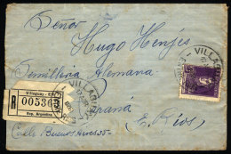 Cover Mailed To Paraná On 17/AP/1929 With Postmark Of "VILLAGUAY" (Entre Rios), VF Quality - Brieven En Documenten