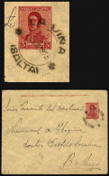 Stationery Envelope Mailed On 11/JUN/1923, With Cancel Of LA VIÑA (Salta), VF Quality - Lettres & Documents