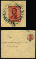 Stationery Envelope Mailed On 23/OC/1922 With Green Cancel Of "COLONIA AZARA" (Misiones), To Buenos Aires - Brieven En Documenten