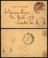 Lettercard Sent From Rosario To Santa Fe On 5/DE/1921 Cancelled "DISTRITO 22", VF Quality - Lettres & Documents