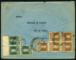 Cover Sent From "PUERTO B. BLANCA" To De La Canal (Buenos Aires) On 30/JUN/1919 - Lettres & Documents