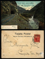 Postcard Mailed On 22/DE/1909 From CACHEUTA (Mendoza), VF Quality - Lettres & Documents
