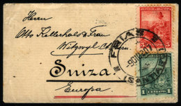 Cover Mailed On 9/DE/1907 With Postmark Of "FRIAS" (Santiago Del Estero) To Switzerland, Franked With 1c And 5c.... - Brieven En Documenten