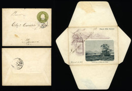 Lettercard Illustrated Inside With View Of Tierra Del Fuego, Sent To Paraná On 31/DE/1901 With Postmark Of... - Briefe U. Dokumente