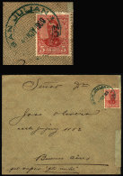 Cover Sent From "SAN JULIAN" (Santa Cruz) To Buenos Aires In NO/1900, VF Quality - Lettres & Documents