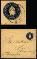 Stationery Envelope Sent From "CASTILLA" (Buenos Aires) To Germany In NO/1899, VF Quality - Brieven En Documenten