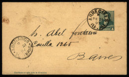 Postal Card Sent From "ARRECIFES" (Buenos Aires) To Buenos Aires City On 27/FE/1897, VF Quality - Brieven En Documenten