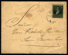 Unsealed Cover Posted In AP/1894 From Gessler (Santa Fe) To San Carlos Sud With Postage For Printed Matter Of 2c.,... - Lettres & Documents