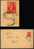 Stationery Envelope Sent To Azul On 13/DE/1893 With Double Circle Datestamp Of "G LAMADRID", VF Quality - Lettres & Documents
