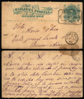 4c. Postal Card Mailed On 1/DE/1882, With Rectangular Postmark Of SALTA, VF Quality - Brieven En Documenten