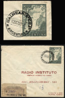 Registered Cover Sent From BALNEARIA (Córdoba) To Buenos Aires On 2/OC/1959, Franked With 5$ Iguazú... - Briefe U. Dokumente