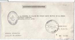 ARGENTINA CC CORREO OFICIAL NAVAL ESCUADRILLA ANTI SUBMARINA COMANDANTE ESPORA - Submarines